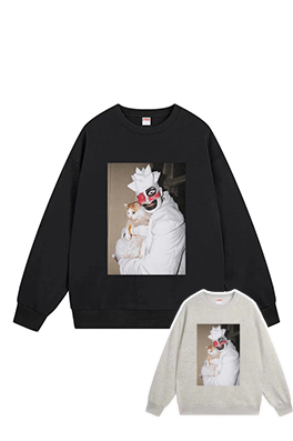 【シュプリームタイプ】メンズ レディース 長袖スウェットTシャツ aat23818