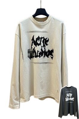 【アクネストゥディオズ】メンズ レディース 長袖 Tシャツ aat23856