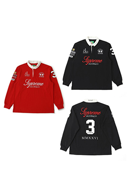 【シュプリームタイプ】×【LA MARTINA】メンズ レディース 長袖 Tシャツ aat23863
