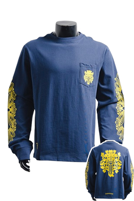 【クロムハーツタイプ】メンズ レディース 長袖 Tシャツ aat23888