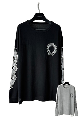 【クロムハーツタイプ】メンズ レディース 長袖 Tシャツ aat23893