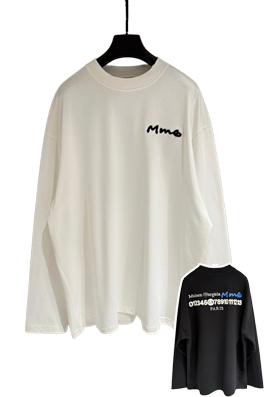 【マルタンマルジェラ】メンズ レディース 長袖 Tシャツ aat23899