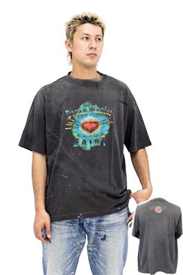 【セント マイケル】×【AEROSMITH AS】メンズ レディース 半袖Tシャツ aat23913