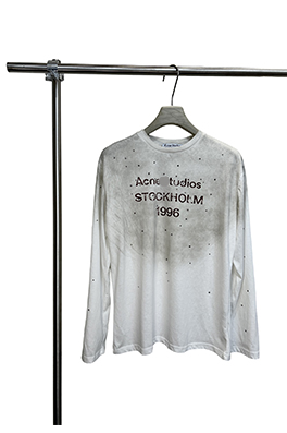 【アクネストゥディオズ】メンズ レディース 長袖 Tシャツ aat23943