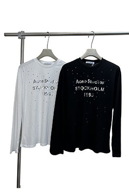 【アクネストゥディオズ】メンズ レディース 長袖 Tシャツ aat23944