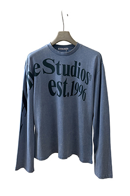 【アクネストゥディオズ】メンズ レディース 長袖 Tシャツ aat23945