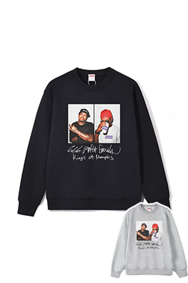 【シュプリームタイプ】メンズ レディース 長袖スウェットTシャツ aat23952