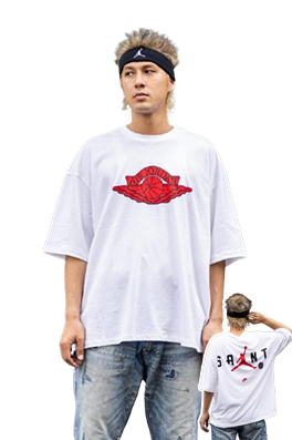 【セント マイケル】×【ジョーダン】メンズ レディース 半袖Tシャツ aat23989