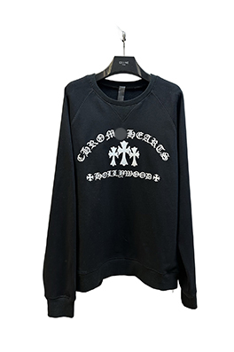【クロムハーツタイプ】メンズ レディース 長袖スウェットTシャツ aat24026