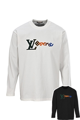 【ヴィトンタイプ】メンズ レディース 長袖 Tシャツ aat24078