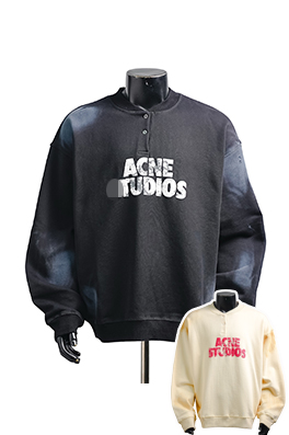 【アクネストゥディオズ】メンズ レディース 長袖スウェットTシャツ aat24083