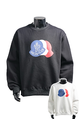 【モンクレールタイプ】メンズ レディース 長袖スウェットTシャツ aat24084