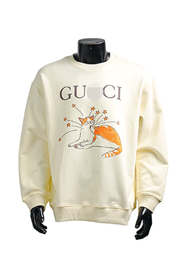 【グッチタイプ】メンズ レディース 長袖スウェットTシャツ aat24089