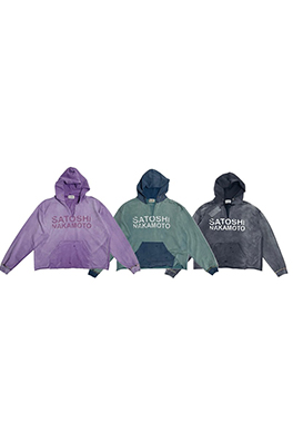 【SATOSHI NAKAMOTO】フード Tシャツ パーカー aat24113