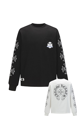 【クロムハーツタイプ】メンズ レディース 長袖 Tシャツ aat24143