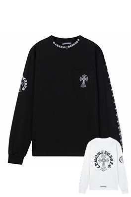 【クロムハーツタイプ】メンズ レディース 長袖 Tシャツ aat24145