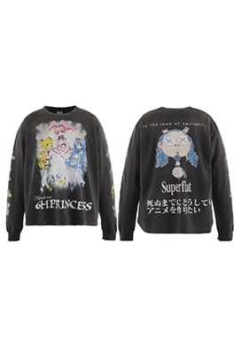 【セント マイケル】×【TAKASHI MURAKAMI】×【YUTA HOSOKAWA】メンズ レディース 長袖 Tシャツ aat24161