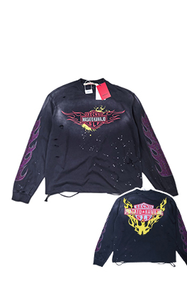 【SECNDSLF】×【MASATO KAWAJO】メンズ レディース 長袖 Tシャツ aat24218