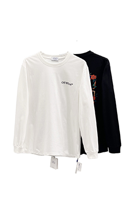 【オフホワイトタイプ】メンズ レディース 長袖 Tシャツ aat24265