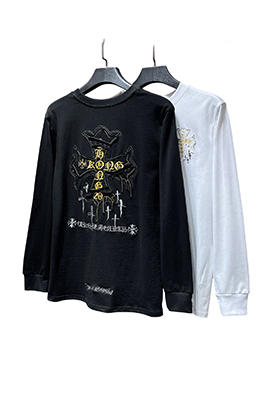 【クロムハーツタイプ】メンズ レディース 長袖 Tシャツ aat24313