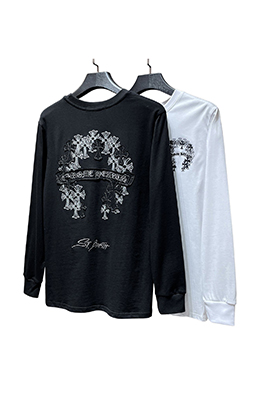 【クロムハーツタイプ】メンズ レディース 長袖 Tシャツ aat24314