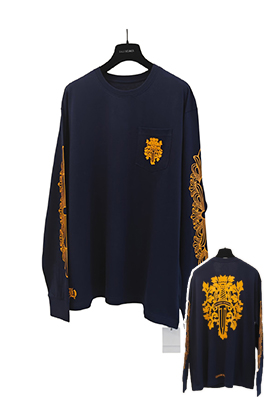 【クロムハーツタイプ】メンズ レディース 長袖 Tシャツ aat24326