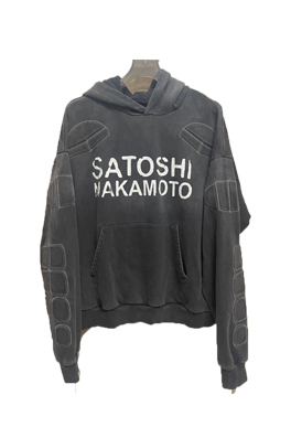 【SATOSHI NAKAMOTO】フード Tシャツ パーカー aat24378