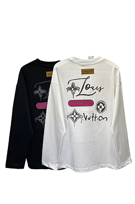 【ヴィトンタイプ】メンズ レディース 長袖 Tシャツ aat24382