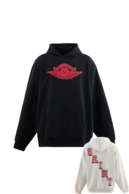 【セント マイケル】×【JORDAN】フード Tシャツ パーカー aat24403