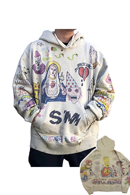 【セント マイケル】フード Tシャツ パーカー aat24404