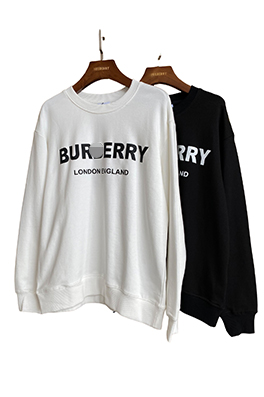 【バーバリータイプ】メンズ レディース 長袖スウェットTシャツ aat24443