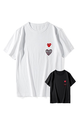 【コムデギャルソ* COM*E des GA*ÇONS】ネーム有り 高品質　メンズ レディース 半袖Tシャツ  aat6031