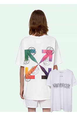 【オ*ホワイト OFF WHITE】高品質メンズ レディース 半袖Tシャツ  aat8152