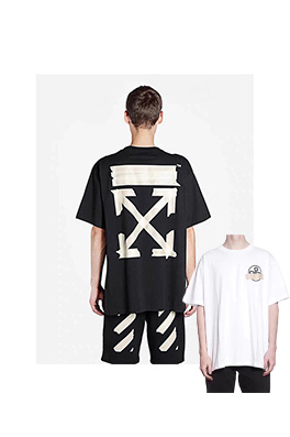 【オ*ホワイト OFF WHITE】高品質メンズ レディース 半袖Tシャツ  aat8175
