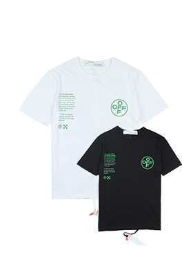 【オ*ホワイト OFF WHITE】メンズ レディース 半袖Tシャツ aat8229