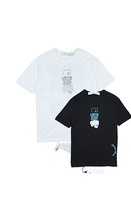 【オ*ホワイト OFF WHITE】メンズ レディース 半袖Tシャツ aat8232