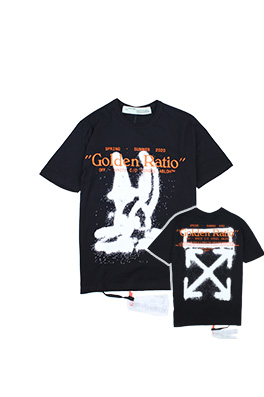 【オ*ホワイト OFF WHITE】メンズ レディース 半袖Tシャツ aat8234