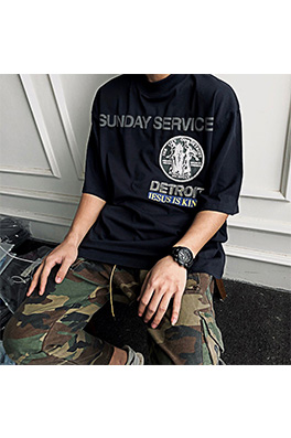 【カ*エウェスト K*nye  West】 メンズ レディース  半袖Tシャツ aat8411