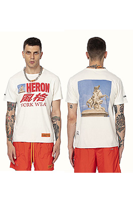 【ヘロン プレストン HERON PRESTON】 高品質メンズ レディース 半袖Tシャツ aat8535