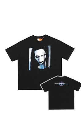 【MARILYN MANSON】  メンズ レディース  半袖Tシャツ aat8757