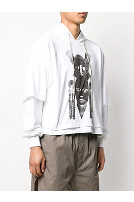【リックオウエンス Rick O*ens】  メンズ レディース 長袖　スウェットTシャツ  aat8873