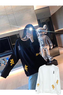 【クロムハーツ CHROME H*ARTS】メンズ レディース  長袖 スウェットTシャツ   aat8909