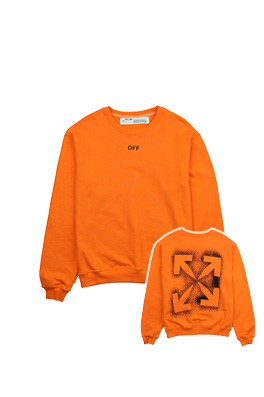 【オフホワイト OFF-WHITE】メンズ レディース 長袖　スウェットTシャツ aat8980
