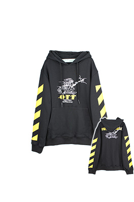【オフホワイト】メンズ レディース フード Tシャツ パーカー  aat9121
