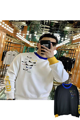 【フェンディ】  メンズ レディース 長袖　スウェットTシャツ    aat9128