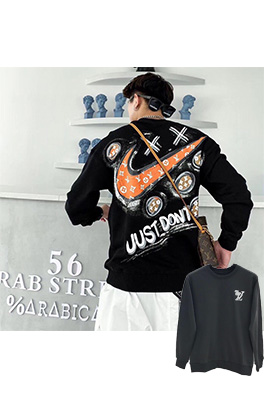 【ルイヴ*トン】 メンズ レディース 長袖　スウェットTシャツ  aat9150