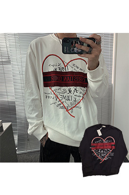 【ディオール】 メンズ レディース 長袖　スウェットTシャツ aat9160