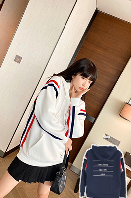 【トムブラウン】 メンズファッション フード Tシャツ パーカー   aat9229