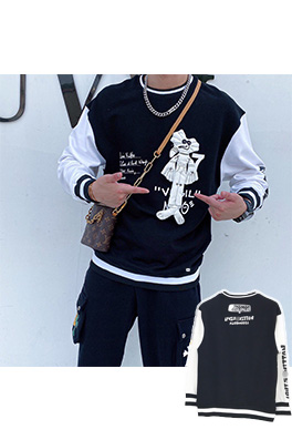 【ルイヴ*トン】 メンズ レディース 長袖　スウェットTシャツ   aat9273
