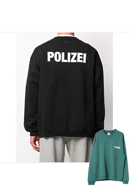 【ヴェトモン】高品質 メンズ レディース 長袖　スウェットTシャツ    aat9345